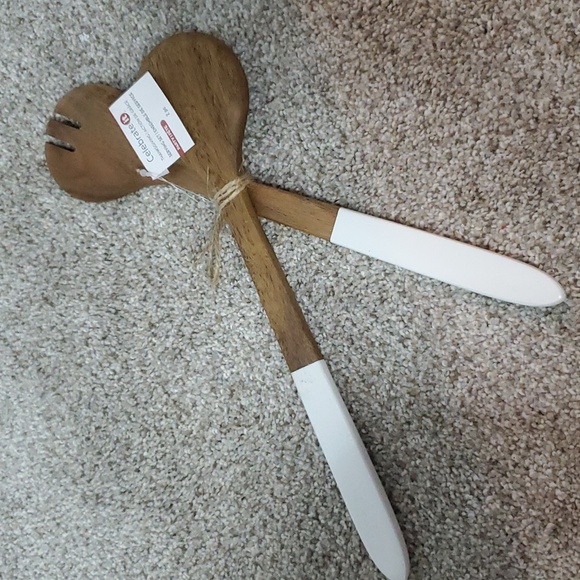 Fall Wood  Spoon Serving Set - Picture 4 of 4